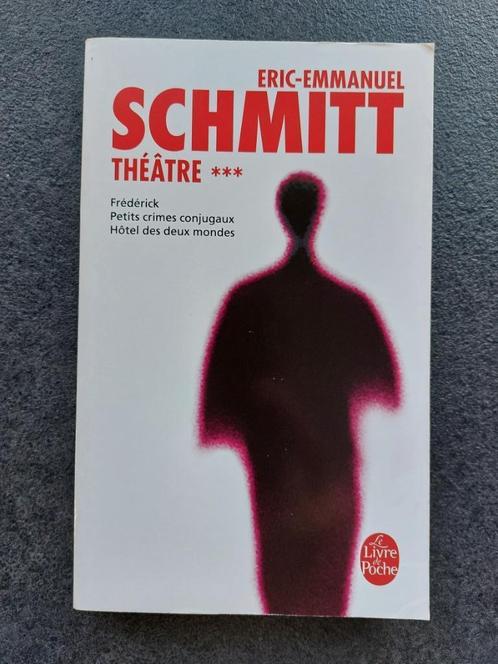 Eric-Emmanuel Schmitt - théâtre, Boeken, Gedichten en Poëzie, Gelezen, Eén auteur, Ophalen of Verzenden