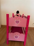 Houten stapelbed poppen, Kinderen en Baby's, Ophalen, Gebruikt, Babypop