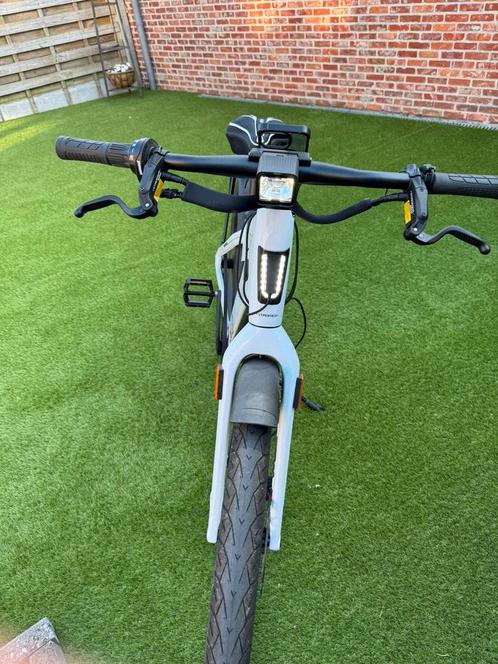 Stromer St3 Pinion comfort cool white medium, Fietsen en Brommers, Elektrische fietsen, Zo goed als nieuw, Stromer, Ophalen