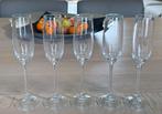 Nachtmann / 5 verres à champagne en cristal / NOUVEAU, Enlèvement ou Envoi, Comme neuf, Cristal, Verre ou Verres