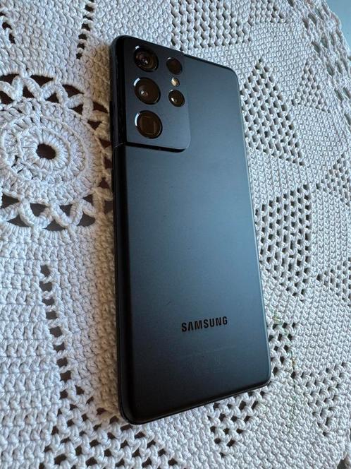 Samsung Galaxy S21 Ultra 128GB Zwart Nieuwstaat, Telecommunicatie, Mobiele telefoons | Samsung, Zo goed als nieuw, Galaxy S21