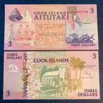 Cook Islands - 3 Dollars 1992 - Pick 7 - UNC, Timbres & Monnaies, Billets de banque | Océanie, Enlèvement ou Envoi, Billets en vrac