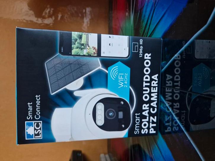 Lsc smart connect PTZ-camera op zonne-energie, Audio, Tv en Foto, Videobewaking, Zo goed als nieuw, Ophalen of Verzenden
