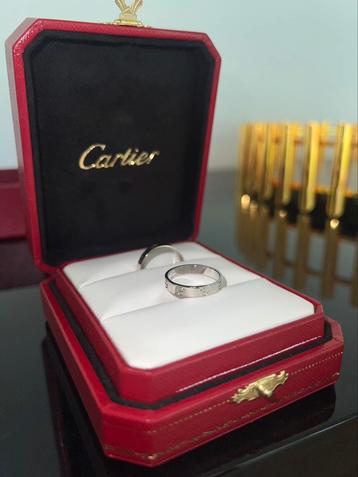 Zeldzame Cartier Double Alliance Wedding Bands pt950 53 beschikbaar voor biedingen