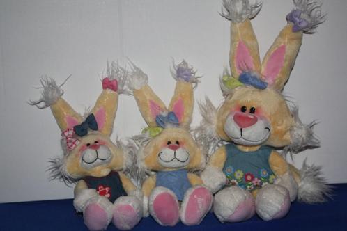 3 oude Mimihopps , Diddl knuffels , met labels , mooie staat, Collections, Diddl, Utilisé, Peluche, Mimihopps, Enlèvement ou Envoi