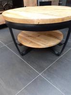 salon tafel, Huis en Inrichting, Tafels | Salontafels, Ophalen, Rond, 50 tot 100 cm, Zo goed als nieuw