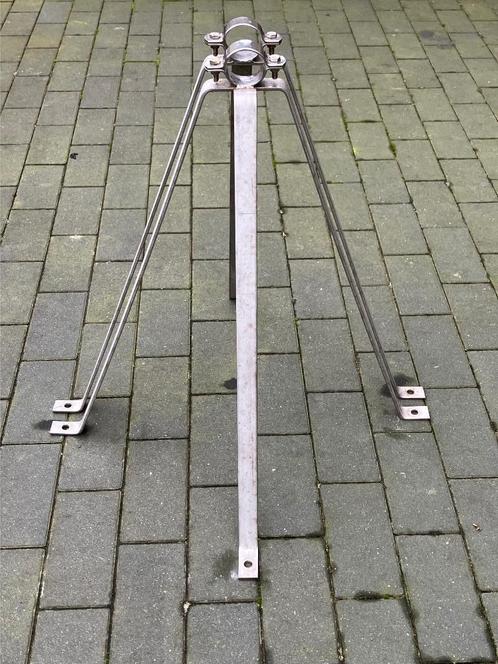 2 * INOX Mast Montage Beugel / Schotelantenne / Vlag - 50% !, Audio, Tv en Foto, Schotelantennes, Zo goed als nieuw, (Schotel)antenne-accessoires