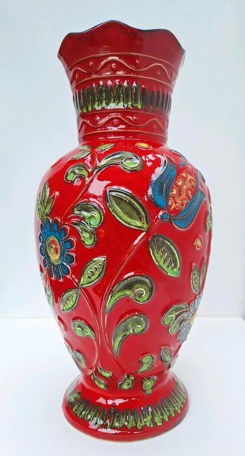 Vase vintage de l'Allemagne de l'Ouest 'Bay Keramik', Antiquités & Art, Antiquités | Vases, Enlèvement ou Envoi