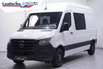 Mercedes-Benz Sprinter 314 CDI 143 pk L2H2 Dubbel Cabine Air, Auto's, Bestelwagens en Lichte vracht, 213 g/km, Wit, Mercedes-Benz