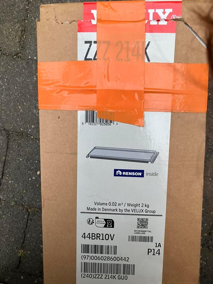 Velux ventilatierooster ZZZ214K GUO, Doe-het-zelf en Bouw, Glas en Ramen, Gebruikt, Dakraam, Ophalen