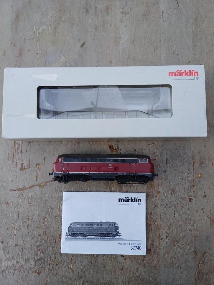 Marklin 37740 dieselloc AC-digitaal, Hobby en Vrije tijd, Modeltreinen | H0, Zo goed als nieuw, Locomotief, Wisselstroom, Märklin