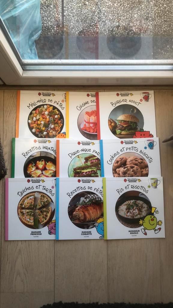 9 livres de cuisine Mugs et Recettes Monsieur Madame., Livres, Livres de cuisine, Enlèvement