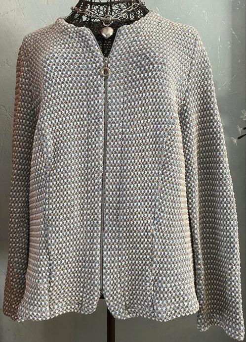 Frank Walder 46 Mooie vest met ritssluiting Nieuwstaat, Kleding | Dames, Truien en Vesten, Zo goed als nieuw, Maat 46/48 (XL) of groter