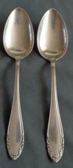 WELLNER 90 2x verzilverde tafellepel 20,9cm JUGENDSTIL plate, Huis en Inrichting, Verzenden, Zo goed als nieuw