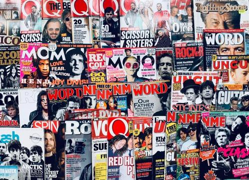 DOOS MUZIEK BLADEN Uncut Q NME Spin Classic Rock Vox 37x, Collections, Musique, Artistes & Célébrités, Utilisé, Livre, Revue ou Article