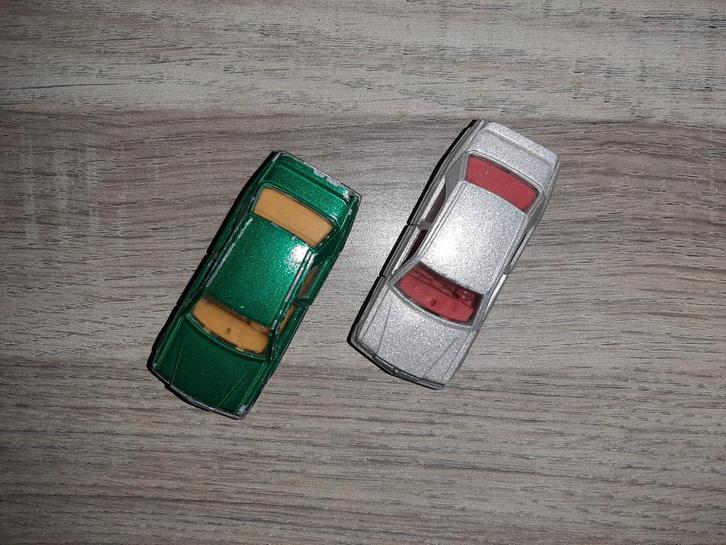 2x Majorette Mercedes 190E 2.3-16 Nr.231, Hobby en Vrije tijd, Modelauto's | Overige schalen, Gebruikt, Auto, Ophalen of Verzenden