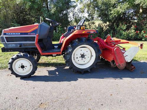 Yanmar F155 Vierwielaangedreven Minitractor met grondfrees, Zakelijke goederen, Machines en Bouw | Tuin, Park en Bosbouw, Overige typen