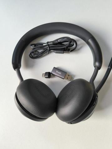 jabra evolve2 65 - usb-C + adapter naar usb-A, Neuf, Autres marques, Bluetooth, Enlèvement ou Envoi