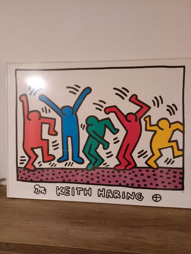 Dance by Keith Haring ., Antiek en Kunst, Kunst | Schilderijen | Modern, Ophalen of Verzenden