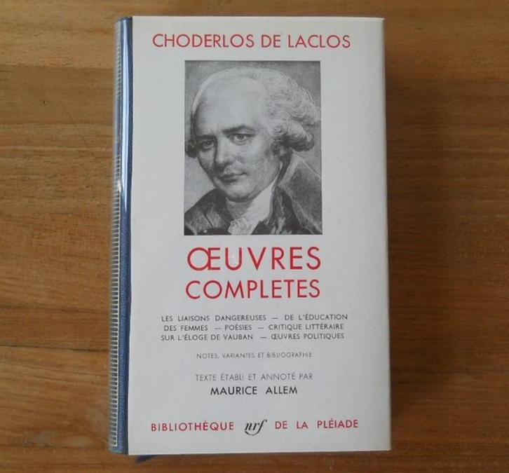 Choderlos de Laclos - Oeuvres complètes Pléiade , 1951, Livres, Littérature, Utilisé, Enlèvement ou Envoi