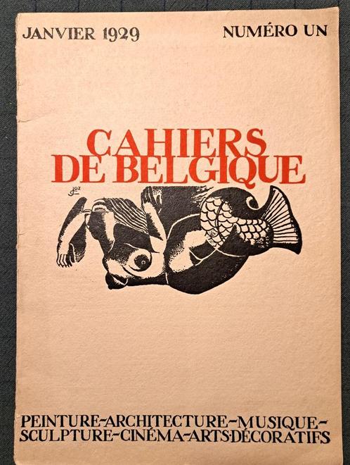 James Ensor "Cahiers de Belgique" janvier 1929 numéro un, Antiquités & Art, Art | Peinture | Classique, Enlèvement ou Envoi