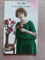 oude fantasiekaart Halle (Hal), Verzamelen, Postkaarten | België, Verzenden