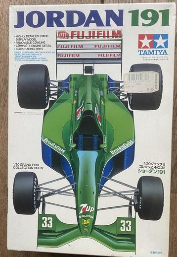 Tamiya Jordan 191 Ford F1 à l'échelle 1:20, Neuf, Enlèvement ou Envoi, Voiture, Plus grand que 1:32