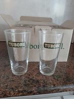 6 tuborg glazen, Verzamelen, Ophalen, Zo goed als nieuw