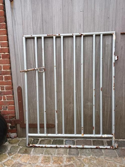 Zwaar metalen hek/ poort  (1,40m hoog), Tuin en Terras, Tuinhekken en Hekwerk, Zo goed als nieuw, Tuinhek, Ophalen