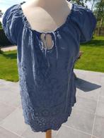 Tunique chemisier bleu, taille L, Vêtements | Femmes, Blouses & Tuniques, Comme neuf, Bleu, Taille 42/44 (L), Enlèvement ou Envoi