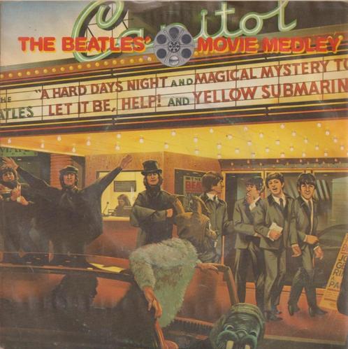 The Beatles – Movie Medley – Single, Cd's en Dvd's, Vinyl Singles, Gebruikt, Single, Pop, 7 inch, Ophalen of Verzenden