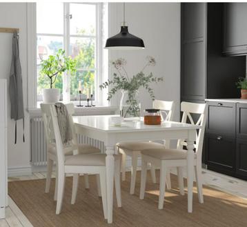 Uitschuifbare tafel - 155/215x87 cm beschikbaar voor biedingen