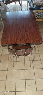 Table et 4 chaises, Maison & Meubles, Tables | Tables à manger, 100 à 150 cm, Quatre personnes, Synthétique, Enlèvement