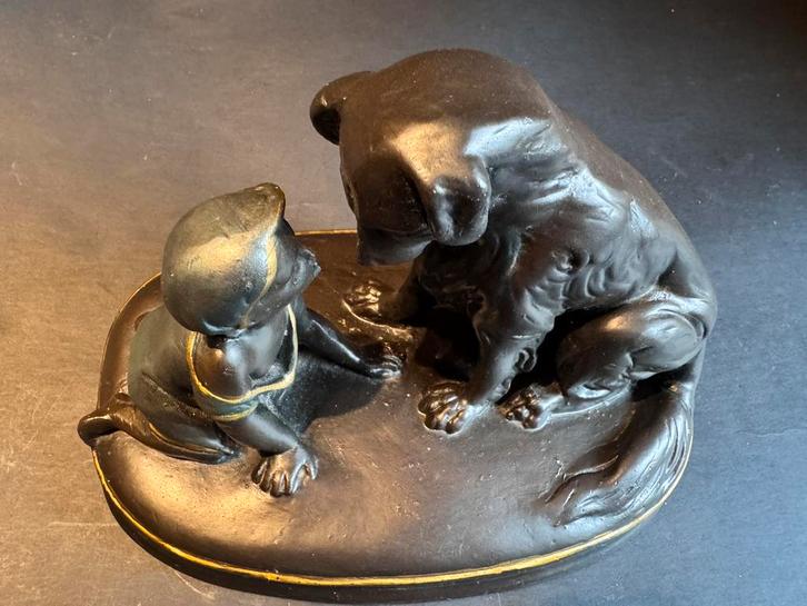 Gipsen beeld ‘Kan lu inte tala’ naar Eugénie Bernadotte, Antiquités & Art, Curiosités & Brocante, Enlèvement ou Envoi