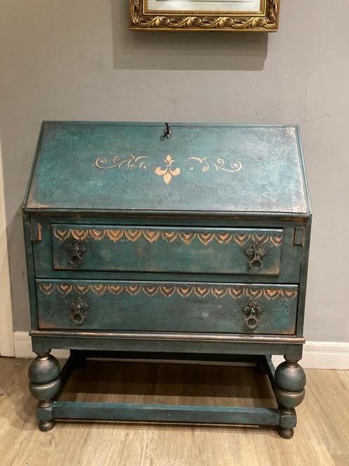 vintage secretaire, Maison & Meubles, Armoires | Secrétaires, Comme neuf, Enlèvement