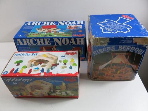3 sets Haba Houten vintage speelgoed ca 1990, Enfants & Bébés, Jouets | Jouets en bois, Utilisé, Enlèvement ou Envoi