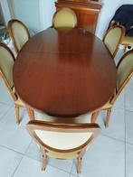 Table de salle à manger et chaises, Gebruikt, Overige houtsoorten, Ophalen