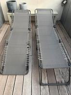 Transat de jardin, Tuin en Terras, Ophalen, Zo goed als nieuw, Aluminium, Inklapbaar