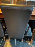 Stoelen eetkamer 6 stuks, Ophalen, Overige materialen, Gebruikt, Bruin