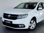 Dacia Sandero 1.0i SCe -1ERPRO-AIRCO-GPS-BLUETOOTH-TVA, Auto's, Dacia, Stof, Gebruikt, 1045 kg, Wit