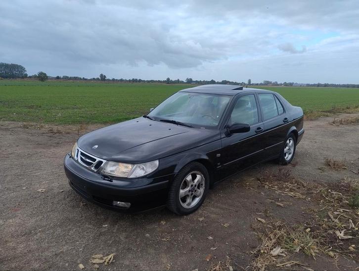 Mooie Saab 9.5 MK1 Automaat benzine Schuifdak in Jet Black, Auto's, Saab, Particulier, Saab 9-5, Adaptive Cruise Control, Airbags