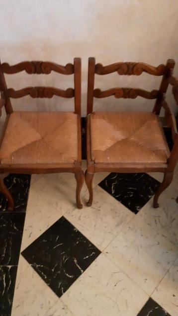bois avec assise en osier, Enlèvement