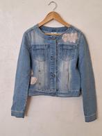 jeansjas meisje, Kinderen en Baby's, Kinderkleding | Maat 152, Meisje, Ophalen of Verzenden, Zo goed als nieuw, Diamante Blu