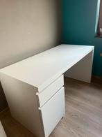 Ikea bureau wit met gebruikssporen. Moet snel weg, Huis en Inrichting, Ophalen, Gebruikt, Bureau