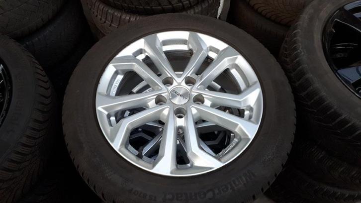 Kit Hiver Kadjar koleos Qashqai Xtrail + 215/60/17 Conti, Auto-onderdelen, Banden en Velgen, Banden en Velgen, Winterbanden, 17 inch