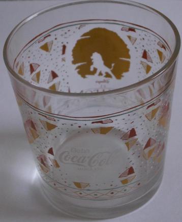 Spaans Coca Cola glas met Lion King Coca-Cola beschikbaar voor biedingen