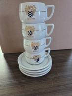 Retro Rombouts kopjes met onderlegger, Huis en Inrichting, Keuken | Servies, Ophalen, Nieuw, Kop(pen) en/of Schotel(s)