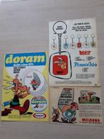 Reclame Asterix uit weekblad Tin Tin, Verzamelen, Stripfiguren, Ophalen of Verzenden, Zo goed als nieuw