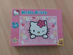 puzzel hello kitty, Comme neuf, Plus de 50 pièces, 4 à 6 ans, Enlèvement ou Envoi
