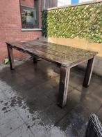 Tuintafel, Tuin en Terras, Ophalen, Gebruikt, Rechthoekig, Teakhout